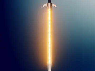 Sword Free low-poly 3D model