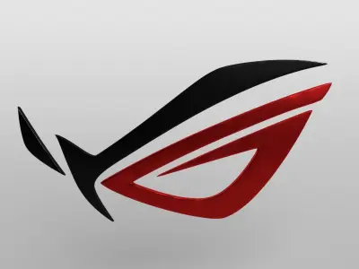 ROG Logo version1 010 Free low-poly 3D model