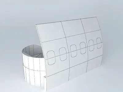 Alliance Airlines first class seat Free 3D model