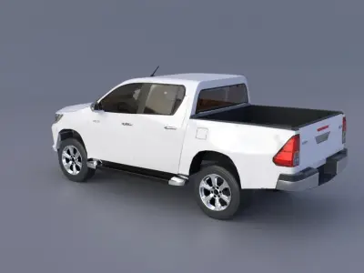 hilux toyota 3d model Free 3D model
