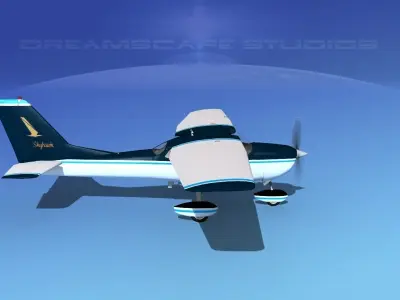 Cessna 172 Skyhawk 1967 V05 3D model