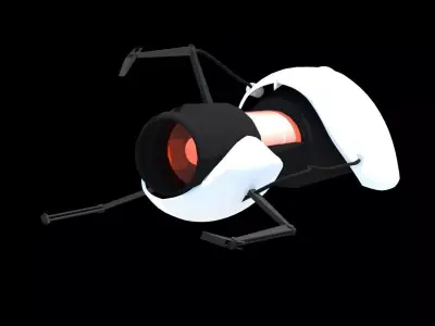 Portal Gun Free low-poly 3D model