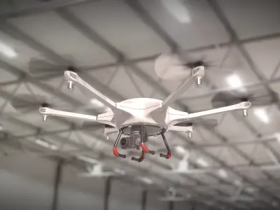 Hexa Copter 3D model