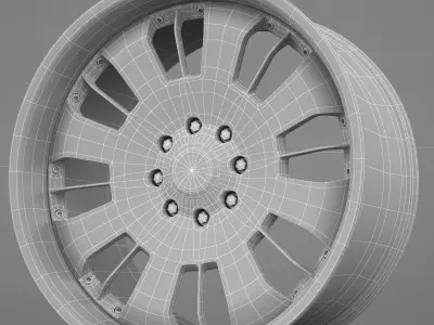 Antera Ace Asanti rims 3D model