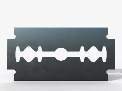 Simple blade Free low-poly 3D model