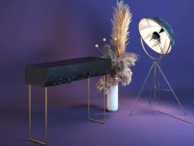 Vanity Table BreakFree Free 3D model