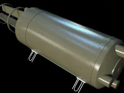 FOAB Bomb Low-poly 3D model