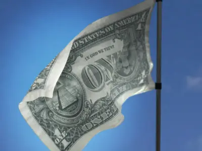 Animated Flag 3D model