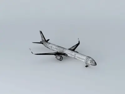 Western Rajastan Airways Boeing 757 300W Free 3D model