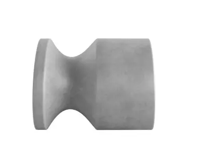 Concrete Side Table Free 3D model