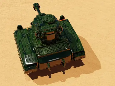 Legendary War Tank Free 3D model