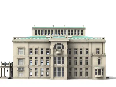 Villa Huegel Essen 3D model