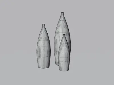 Free Vases Free low-poly 3D model