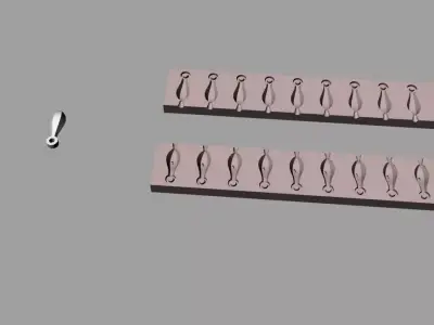 mold lead fishing 28 gr Free 3D model