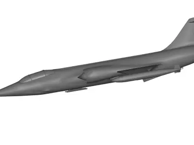 Lockheed F-104 Starfighter 3D model