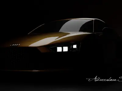 Audi R8 3D Model Free 3D model