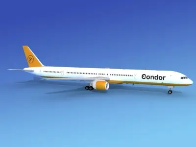 Boeing 757-300 Condor 1 3D model