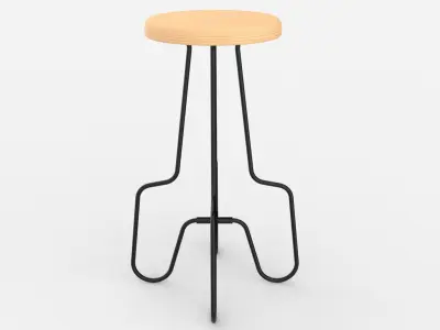 Stool 03 Free 3D model