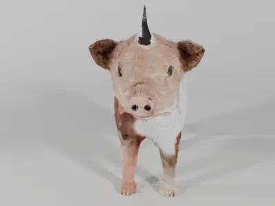 dumara 3d Low-poly 3D model