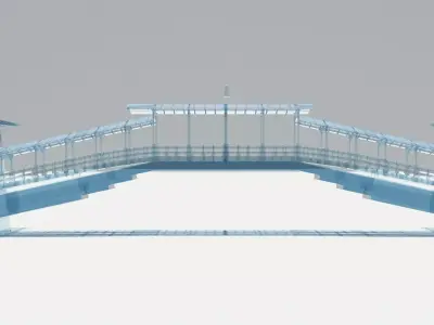 Bazam bridge 3D model