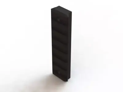 Trilho Picatinny 7 Keymod Rail 3D model