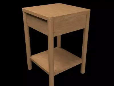 wood table Free 3D model buy