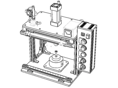 Fitting Leak Test Machine 3D model