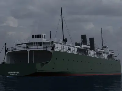 SS Milwaukee 3D model