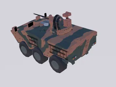Iveco Guarani VBTP MR UT-30 EB Low-poly 3D model