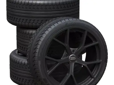 Audi wheels 3D model