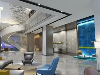 The Hotel Lobby 3 3D model