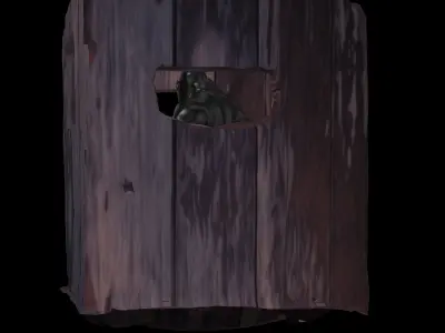 3DBlessed Kong HUT Low-poly 3D model