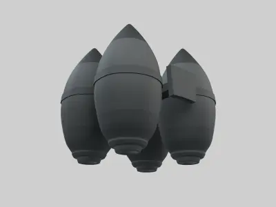 Jet Pack v2 002 Low-poly 3D model