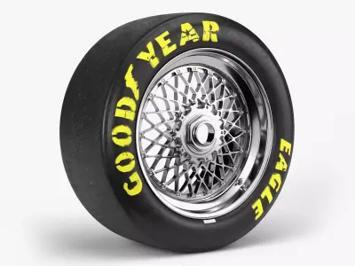 Goodyear Eagle BBS E55 Combo 3D model