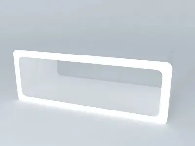 White table 70's style Free 3D model