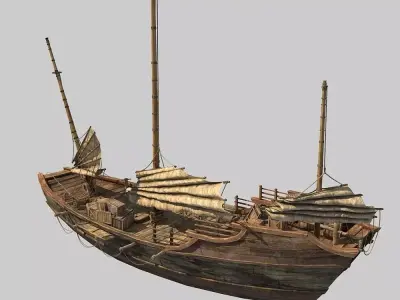 Chinese Boat 3D model