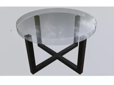 Dining Table 3D model 29