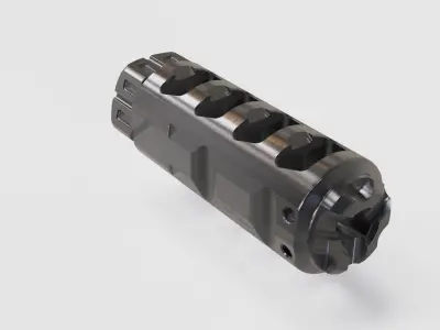 muzzle brake sdpd 3D model