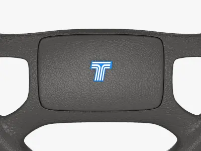 Tofas Steering Wheel Low-poly 3D model