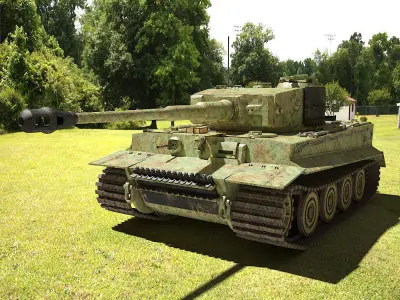 Tiger 1 Tank 3D model