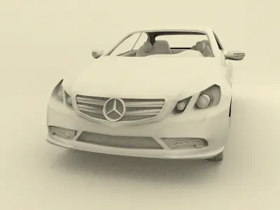 Marcedez-Benz E 500 Coupe Free 3D model