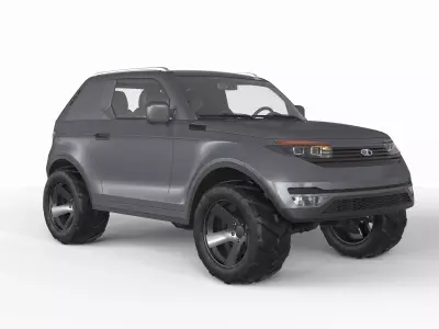 Lada Niva X concept 3D model