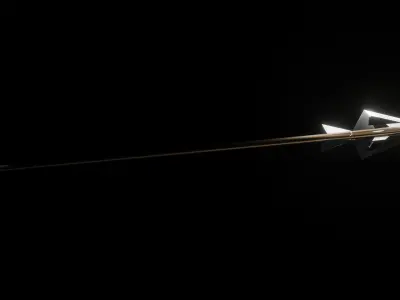 Stylized Arrow 1 Free low-poly 3D model