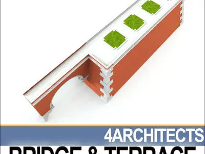 Bridge And Terrace 3D model