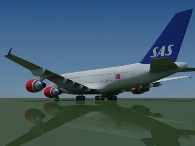 Scandinavian Airlines SAS 3D model