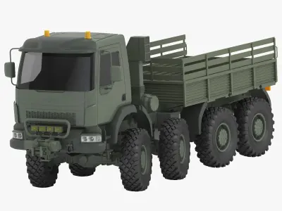Military Truck 8x8 3D model