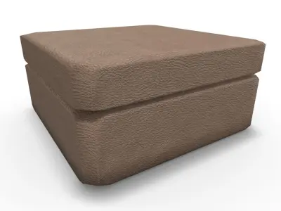 Foot Bench SHC Quick Office LM Low-poly 3D model