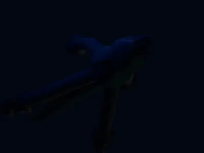 Sea Levithan Rigged Animated Low-Poly Low-poly 3D model