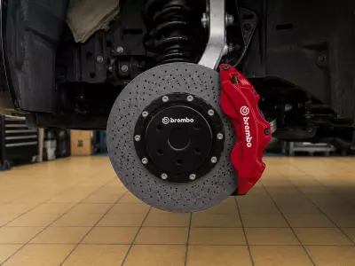 Performance Brake Disc Caliper System 3D model