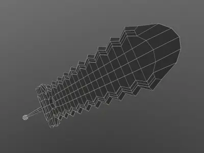 Greatsword fantasy Free low-poly 3D model